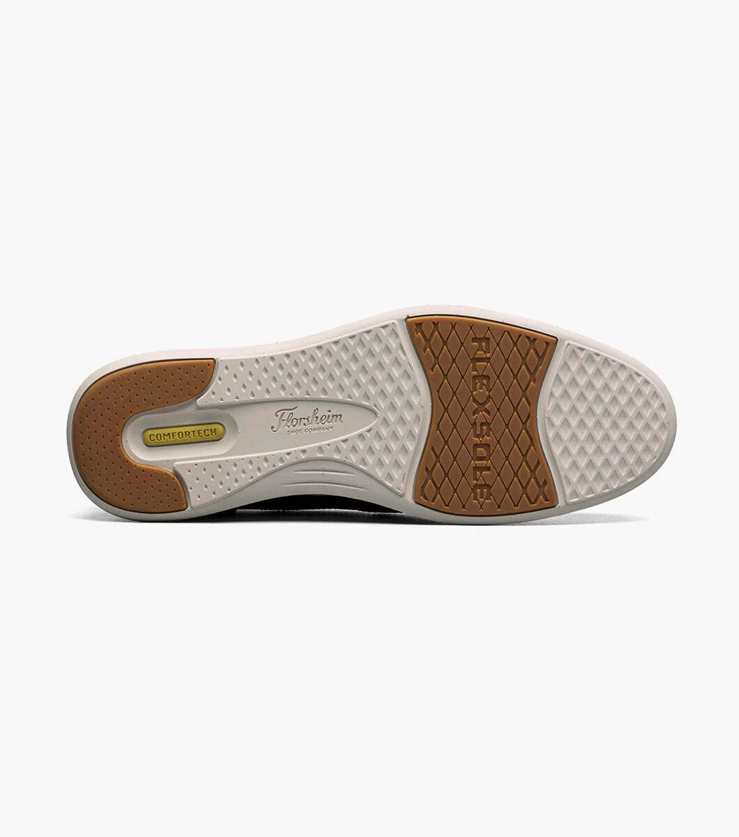 Florsheim Men's Launch Knit Elastic Lace Moc Toe Slip On - Gray - Image 7