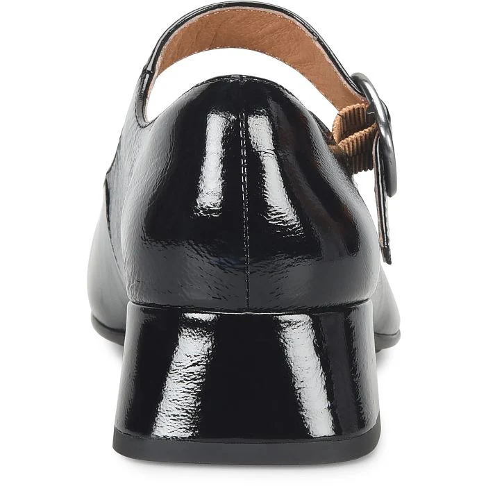 Sofft Women's Laura Heeled Mary Jane Shoe - Black Patent - Image 5