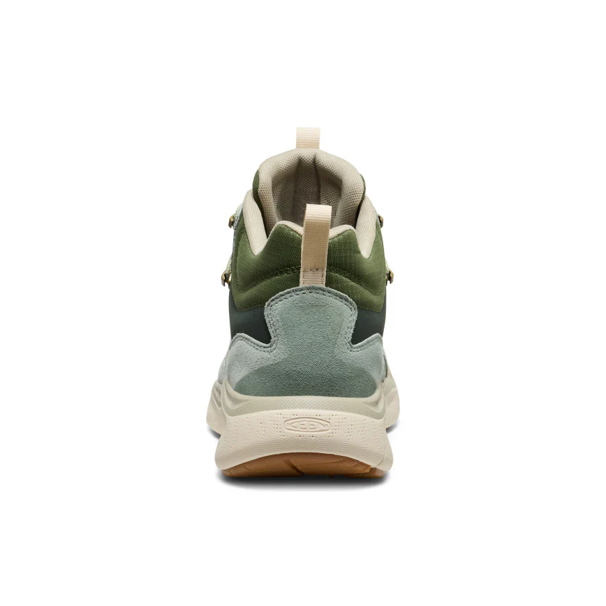 Keen Women's Leiki Waterproof Leather Hiking Boot - Iceberg Green/Bronze Green - Image 3