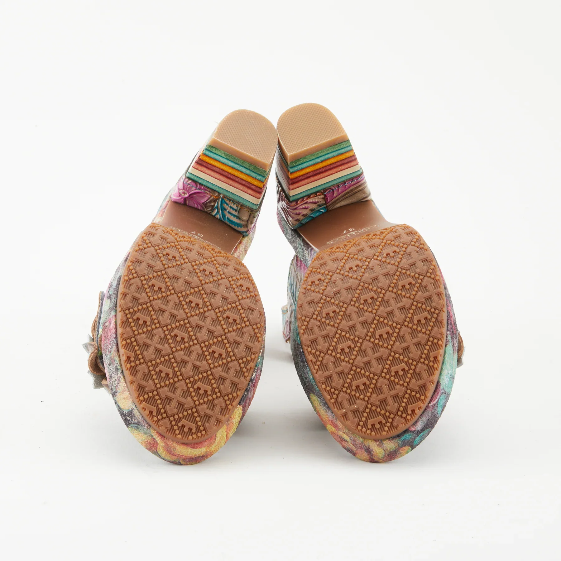L'Artiste by Spring Step Women's Leilanie Sandals - Grey Multi - Image 5