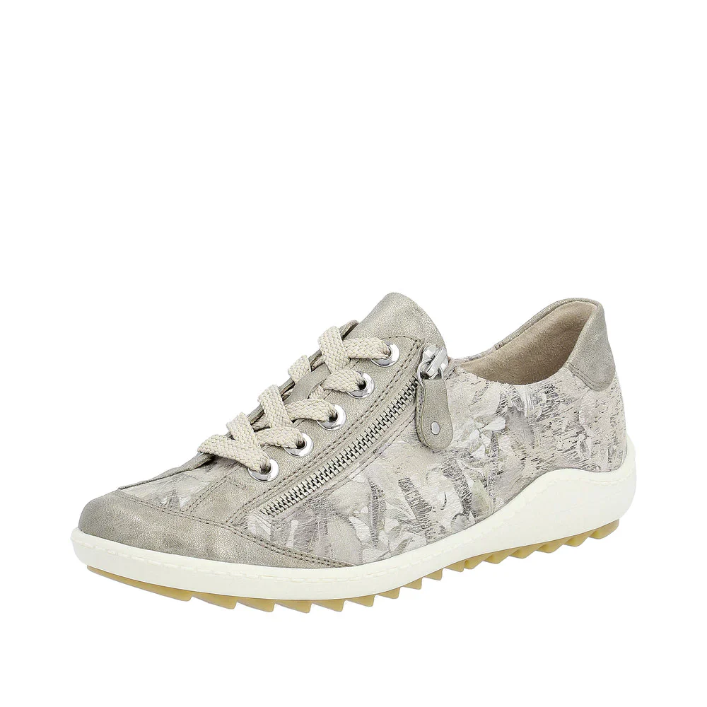 Remonte by Rieker Women's Liv II Sneakers - Pearle/Beige Metallic - Image 2