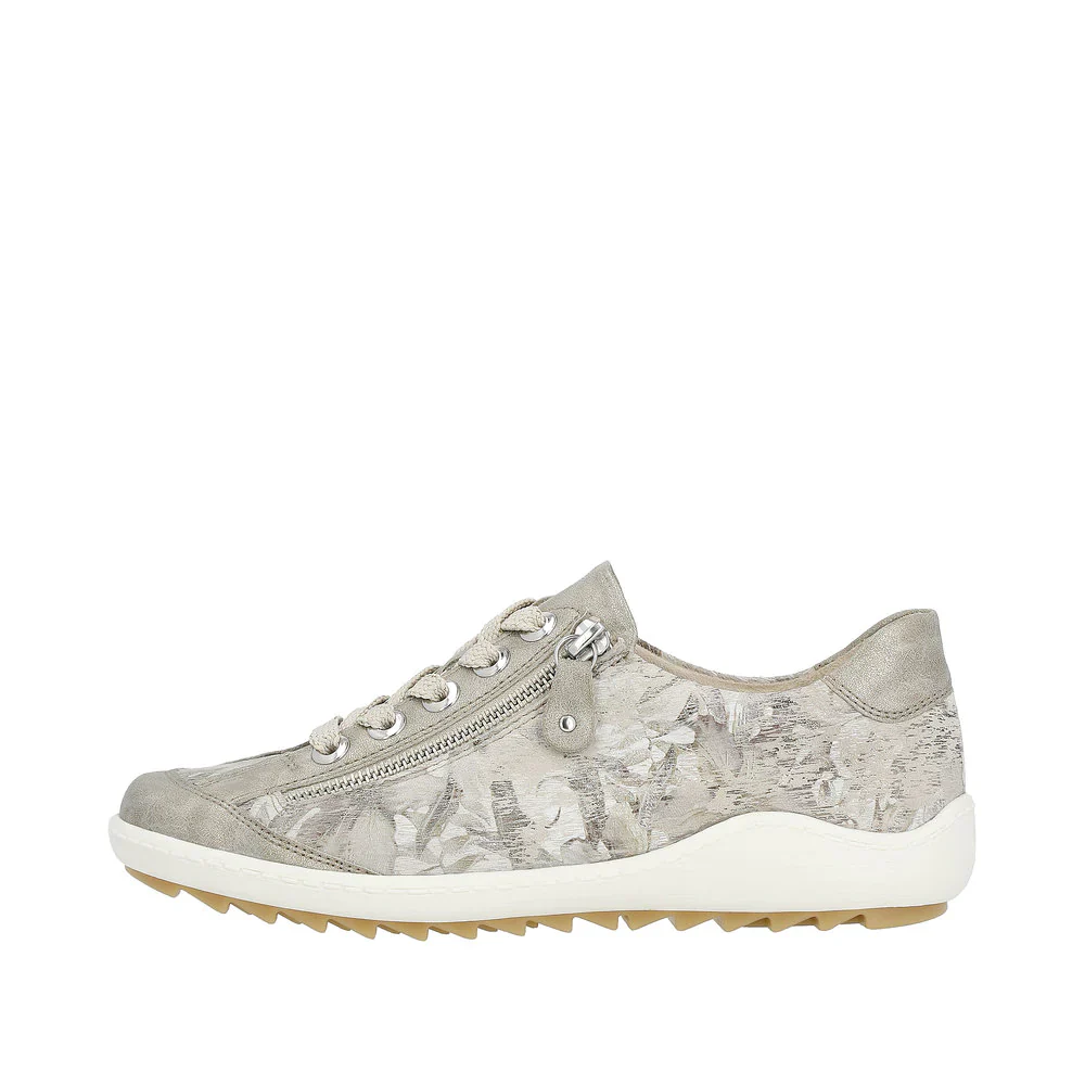 Remonte by Rieker Women's Liv II Sneakers - Pearle/Beige Metallic - Image 3