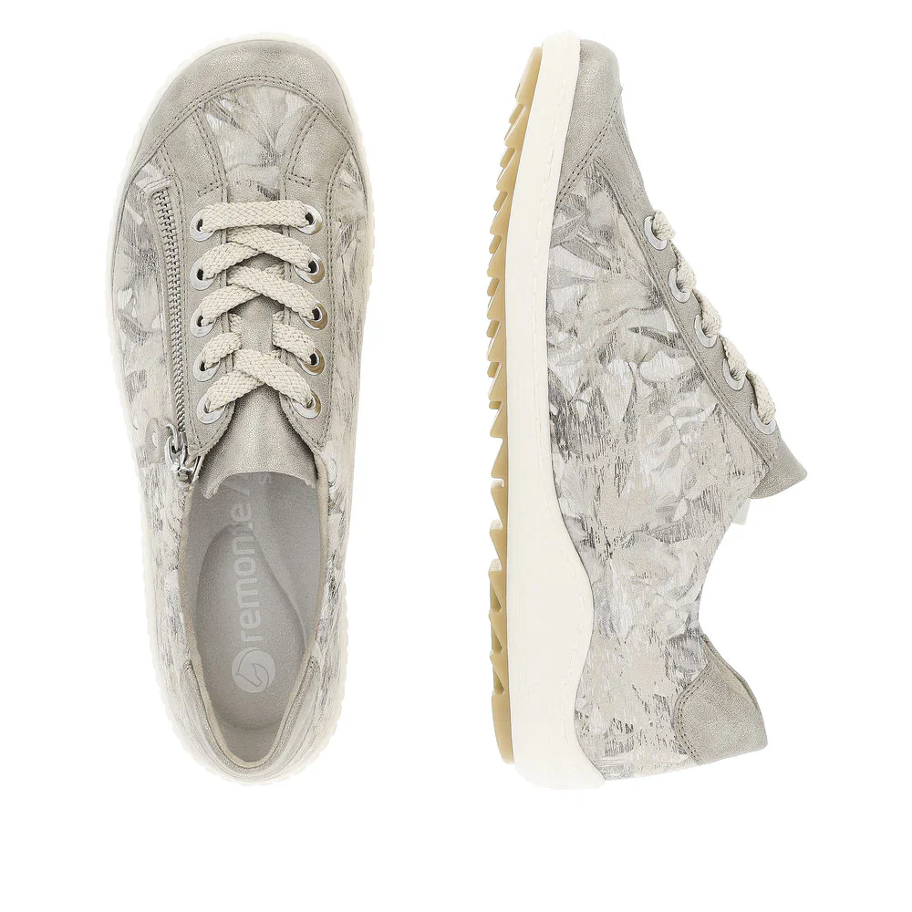 Remonte by Rieker Women's Liv II Sneakers - Pearle/Beige Metallic - Image 5