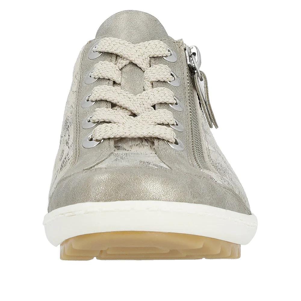 Remonte by Rieker Women's Liv II Sneakers - Pearle/Beige Metallic - Image 6