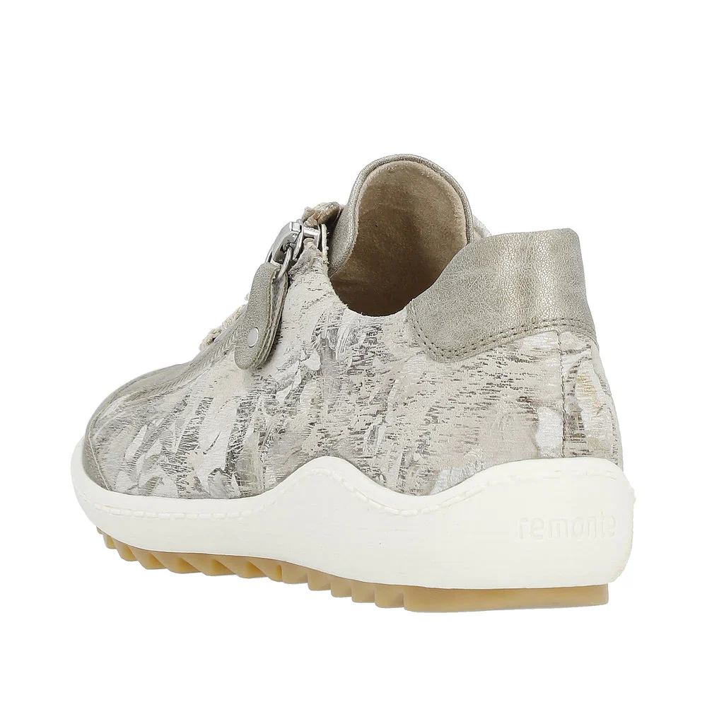 Remonte by Rieker Women's Liv II Sneakers - Pearle/Beige Metallic - Image 7