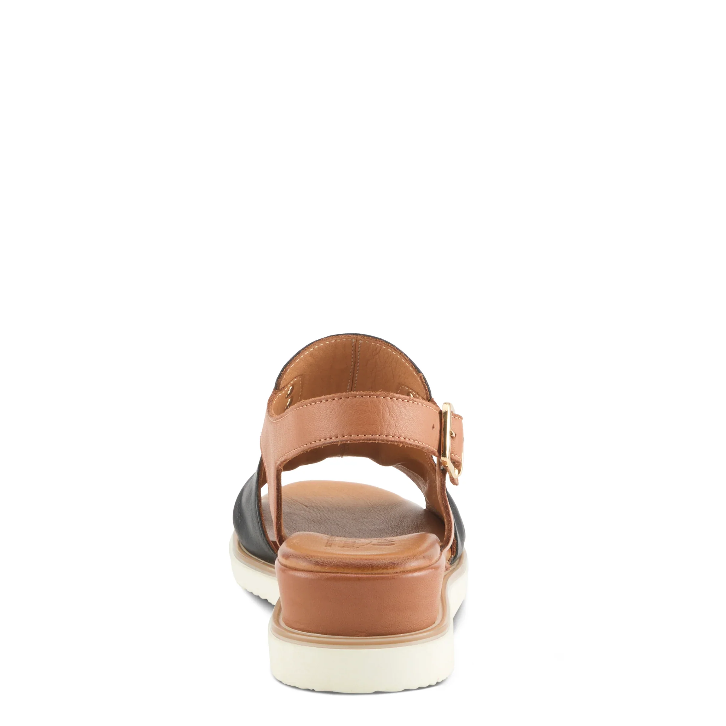 Spring Step Women's Locals Wedge Sandals - Black/Multi - Image 5