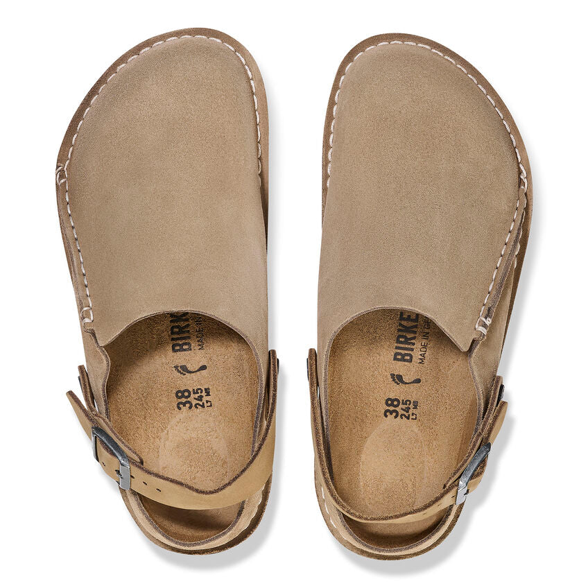 Birkenstock Men's Lutry Premium Suede - Gray Taupe - Image 4