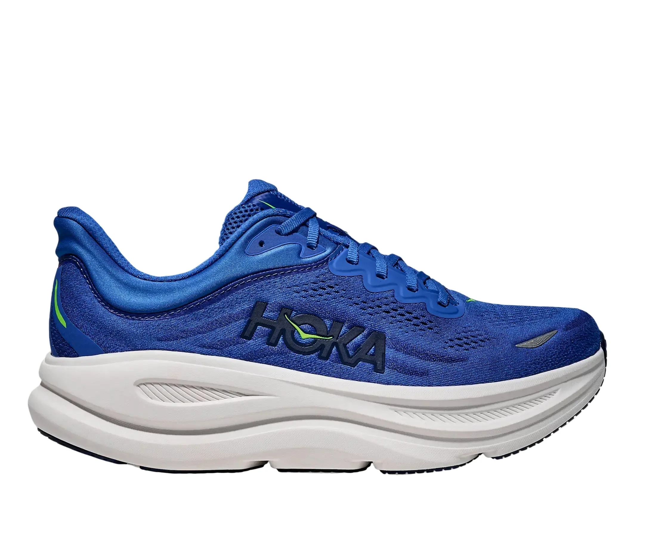 Hoka Men's Bondi 9 Running Shoe - Cobalt Blue/Ultramarine - Image 2