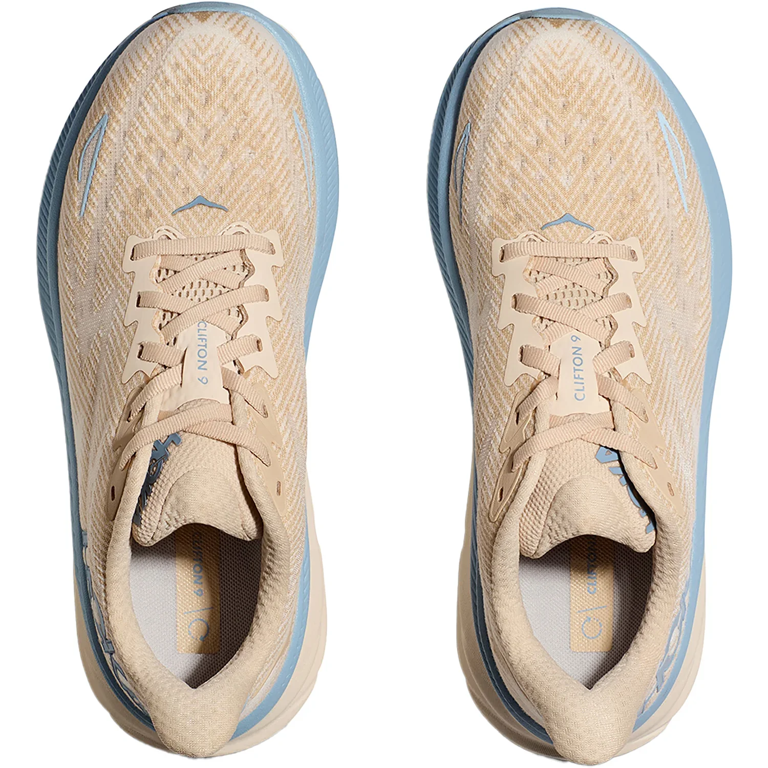 HOKA Men's Clifton 9 Sneaker - Oak/Alabaster - Image 3