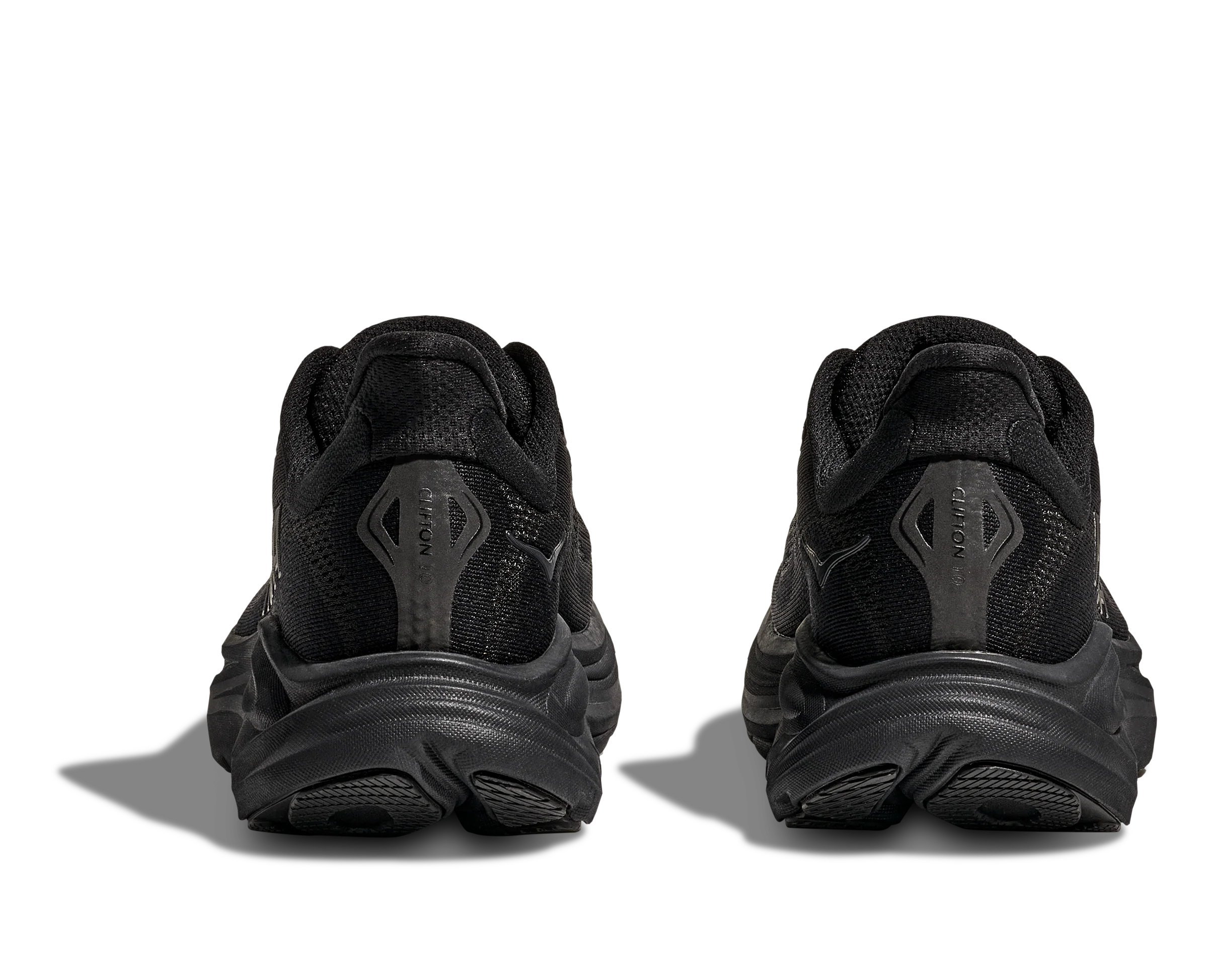 HOKA Men's Clifton 10 Cushioned Running Shoe - Black/Black - Image 6
