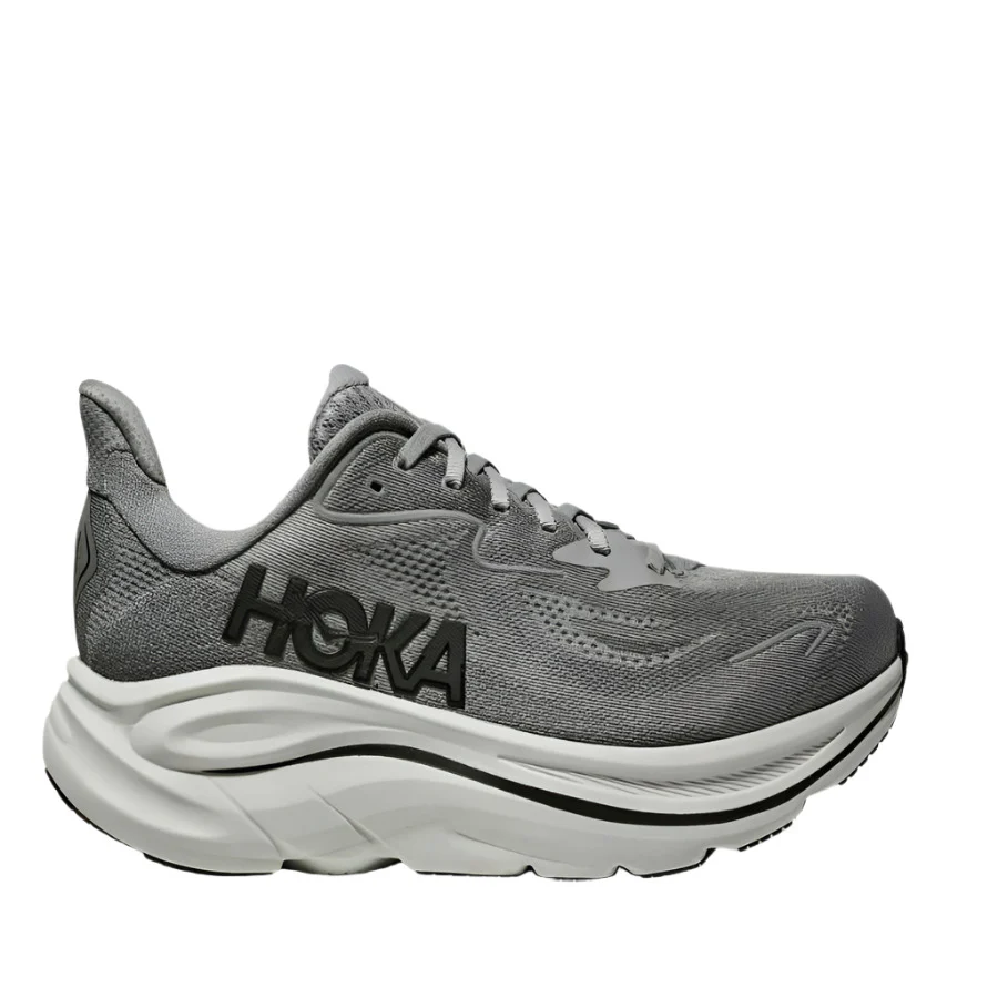 Hoka Men's Clifton 10 Running & Walking Shoes - Galactic Grey/Asteroid - Image 2