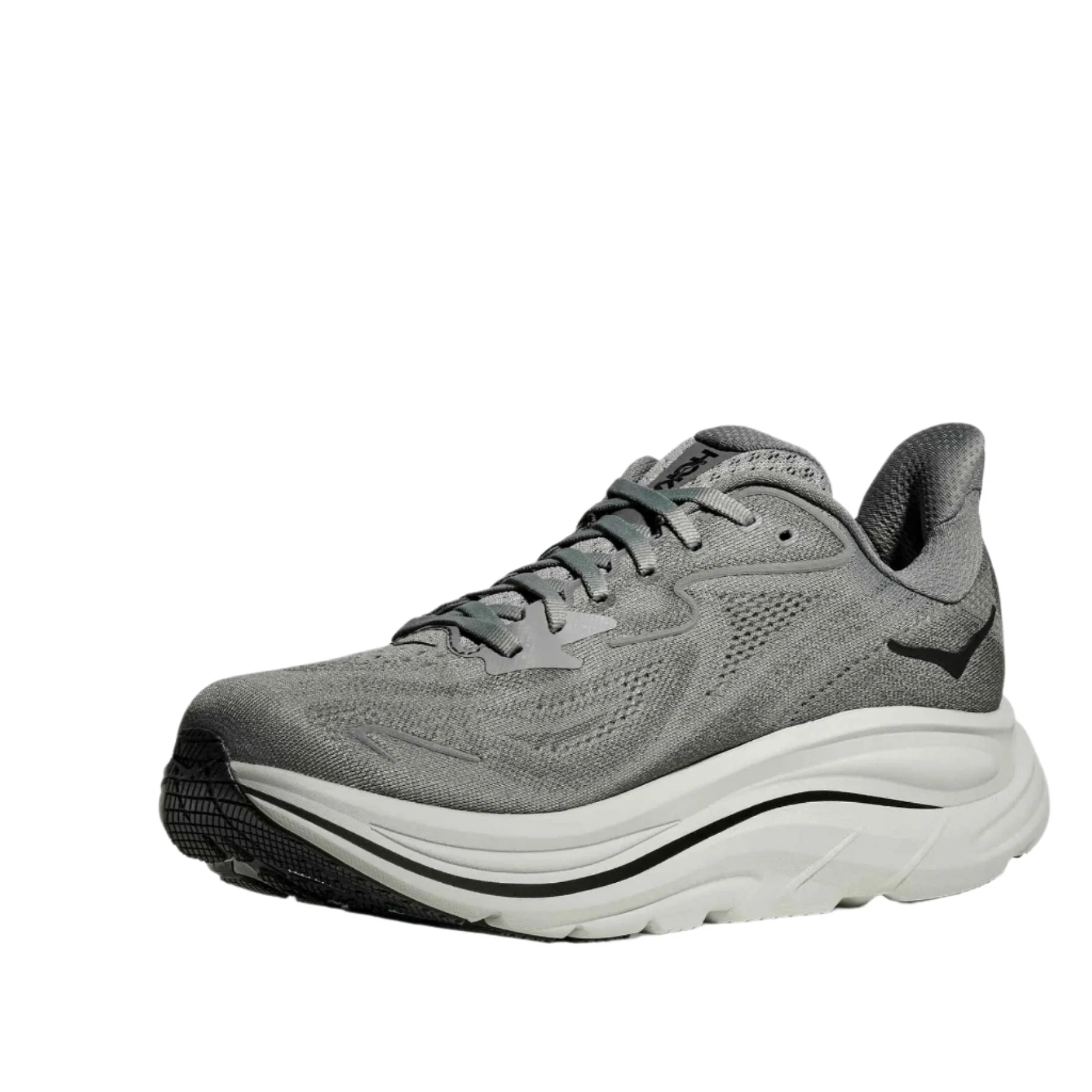 Hoka Men's Clifton 10 Running & Walking Shoes - Galactic Grey/Asteroid - Image 3