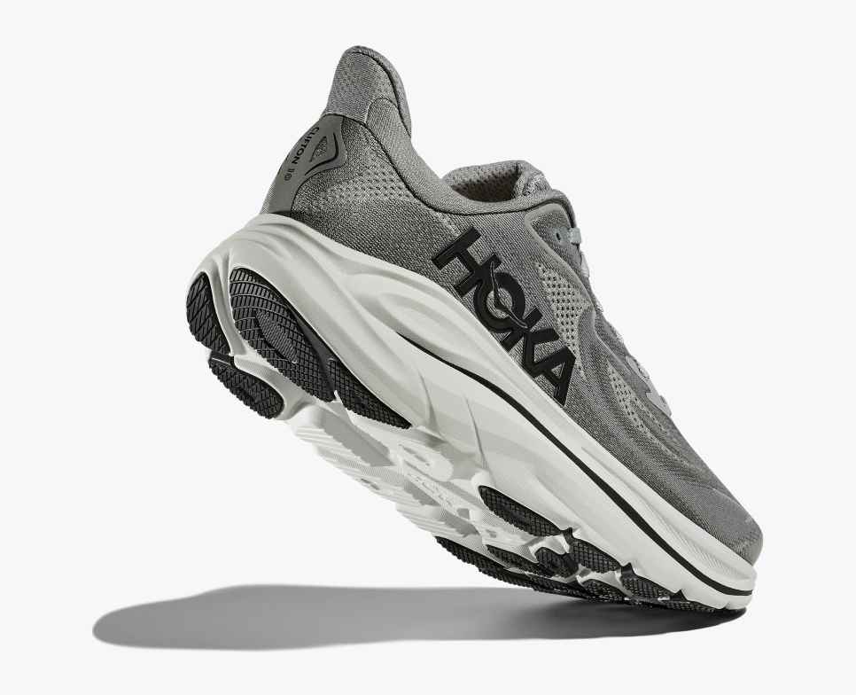Hoka Men's Clifton 10 Running & Walking Shoes - Galactic Grey/Asteroid - Image 5