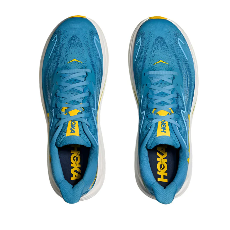 Hoka Men's Cushioned Clifton 10 - Alpine Blue/Foggy Night - Image 2