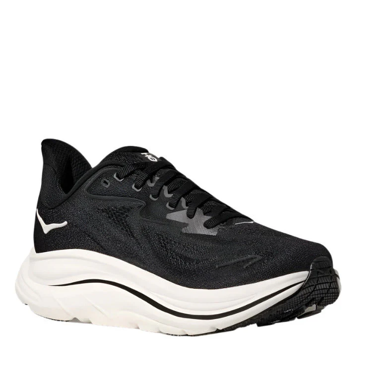 Hoka Men's Cushioned Clifton 10 - Black/White