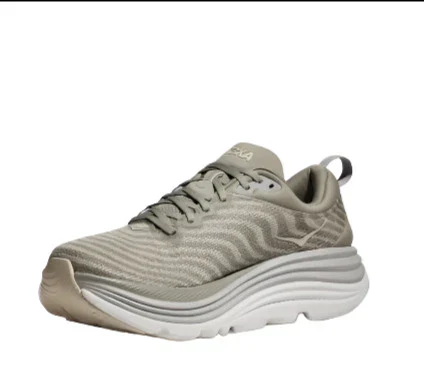 HOKA ONE Men's Gaviota 5 Everyday Running Sneaker - Barley/Oat Milk - Image 2