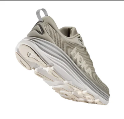 HOKA ONE Men's Gaviota 5 Everyday Running Sneaker - Barley/Oat Milk - Image 4