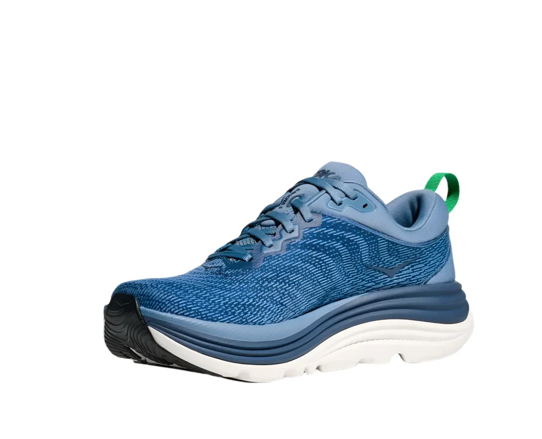 HOKA ONE Men's Gaviota 5 Everyday Running Sneaker - Downpour/Thunder - Image 4