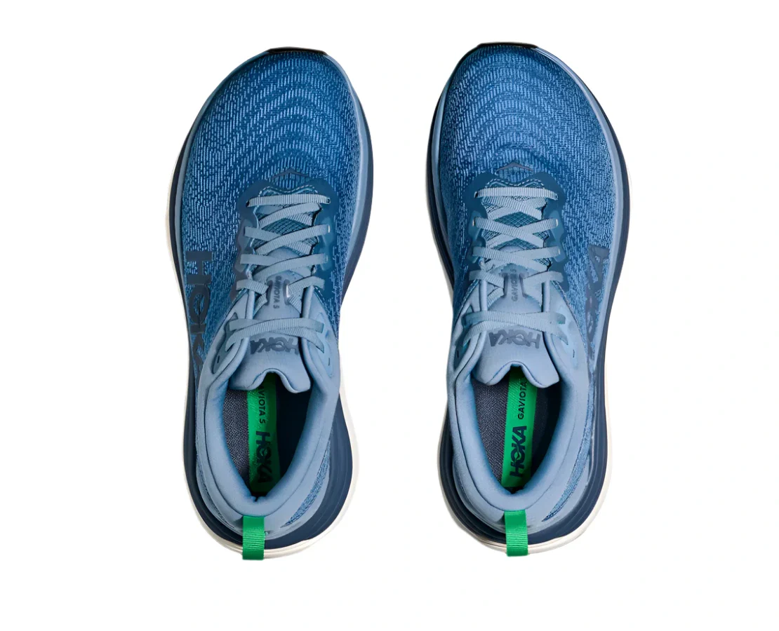 HOKA ONE Men's Gaviota 5 Everyday Running Sneaker - Downpour/Thunder - Image 5