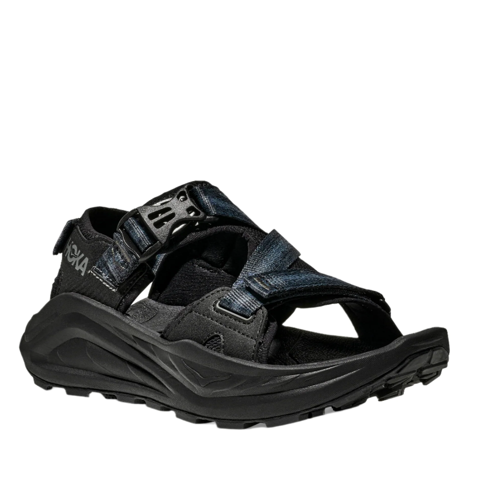 HOKA Men's Infini Adventure Hiking Sandal - Black/Black