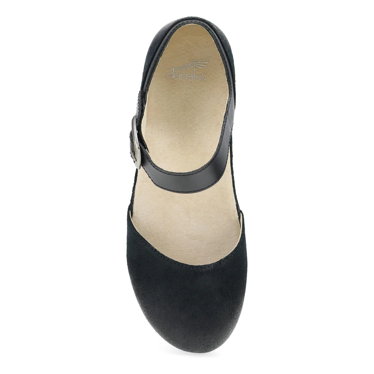 Dansko Women's Mae Mary Jane Clog - Black Burnished Suede - Image 5