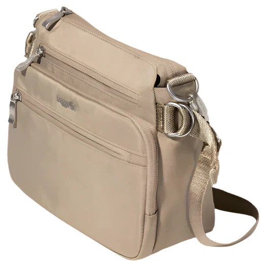 Baggallini Marais Crossbody - Taupe Twill - Image 2