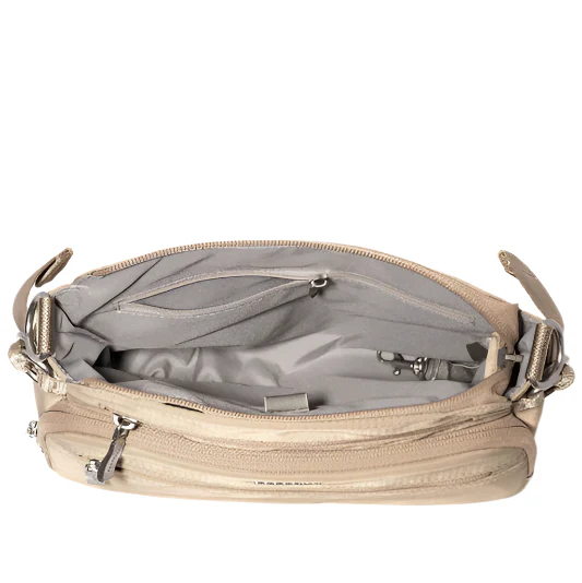 Baggallini Marais Crossbody - Taupe Twill - Image 3