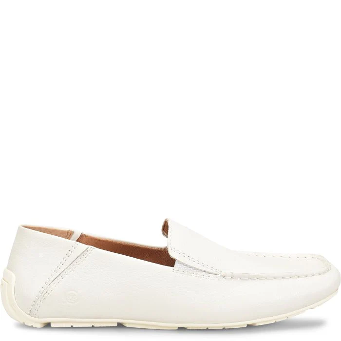 Born Men's Marcel Driving Moc - White (Sea Salt) - Image 3