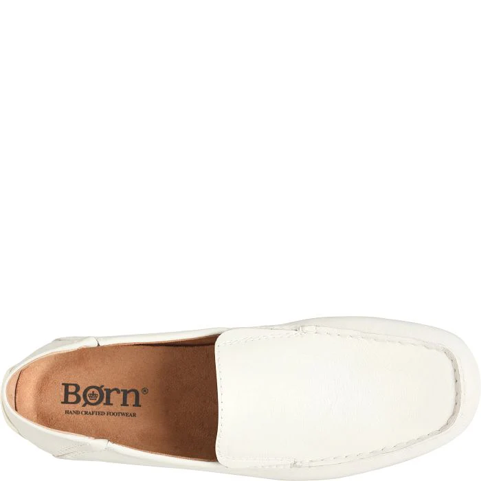 Born Men's Marcel Driving Moc - White (Sea Salt) - Image 6