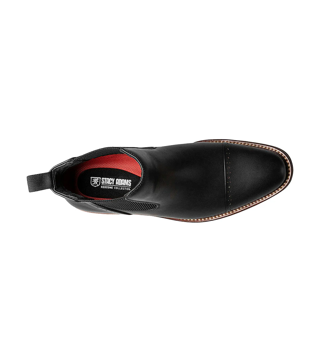 Stacy Adams Men's Maury Cap Toe Chelsea Boot - Black - Image 6