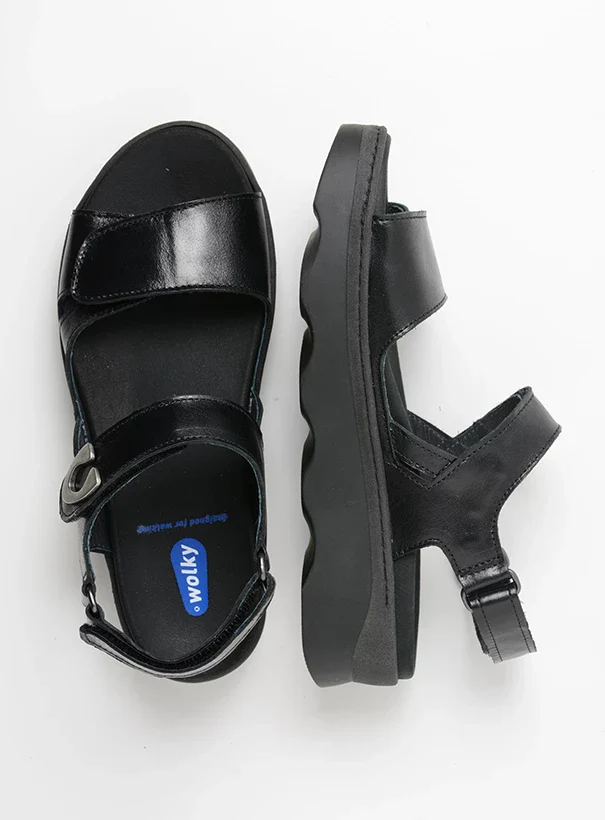 Wolky Women's Medusa Sandal - Black - Image 3