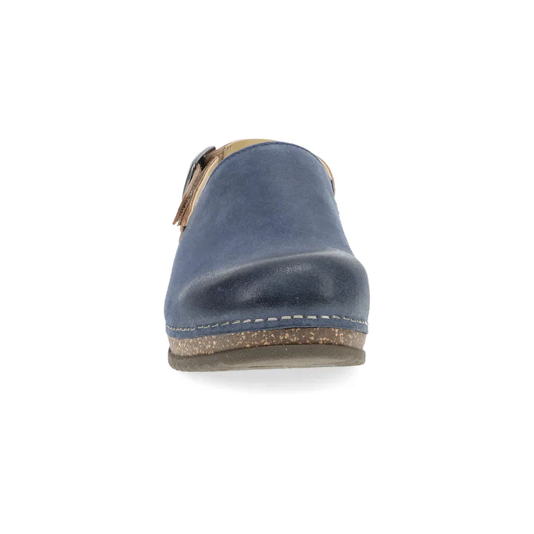 Dansko Women's Merrin Clog - Blue Burnished Suede - Image 3
