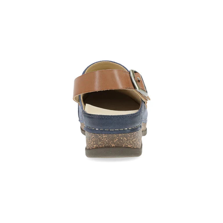 Dansko Women's Merrin Clog - Blue Burnished Suede - Image 5