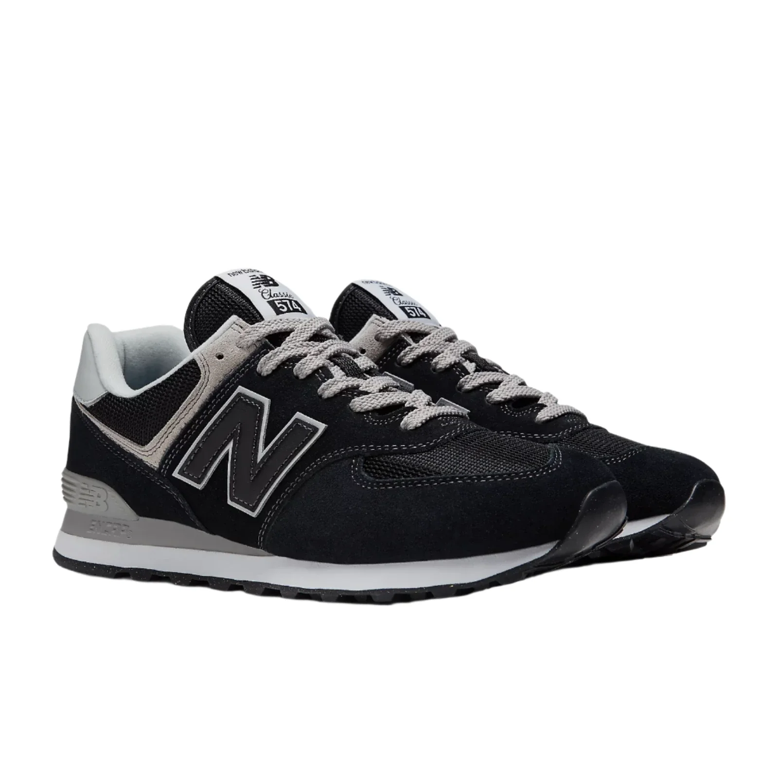 New Balance Men's 574 Core Sneaker - Black/White