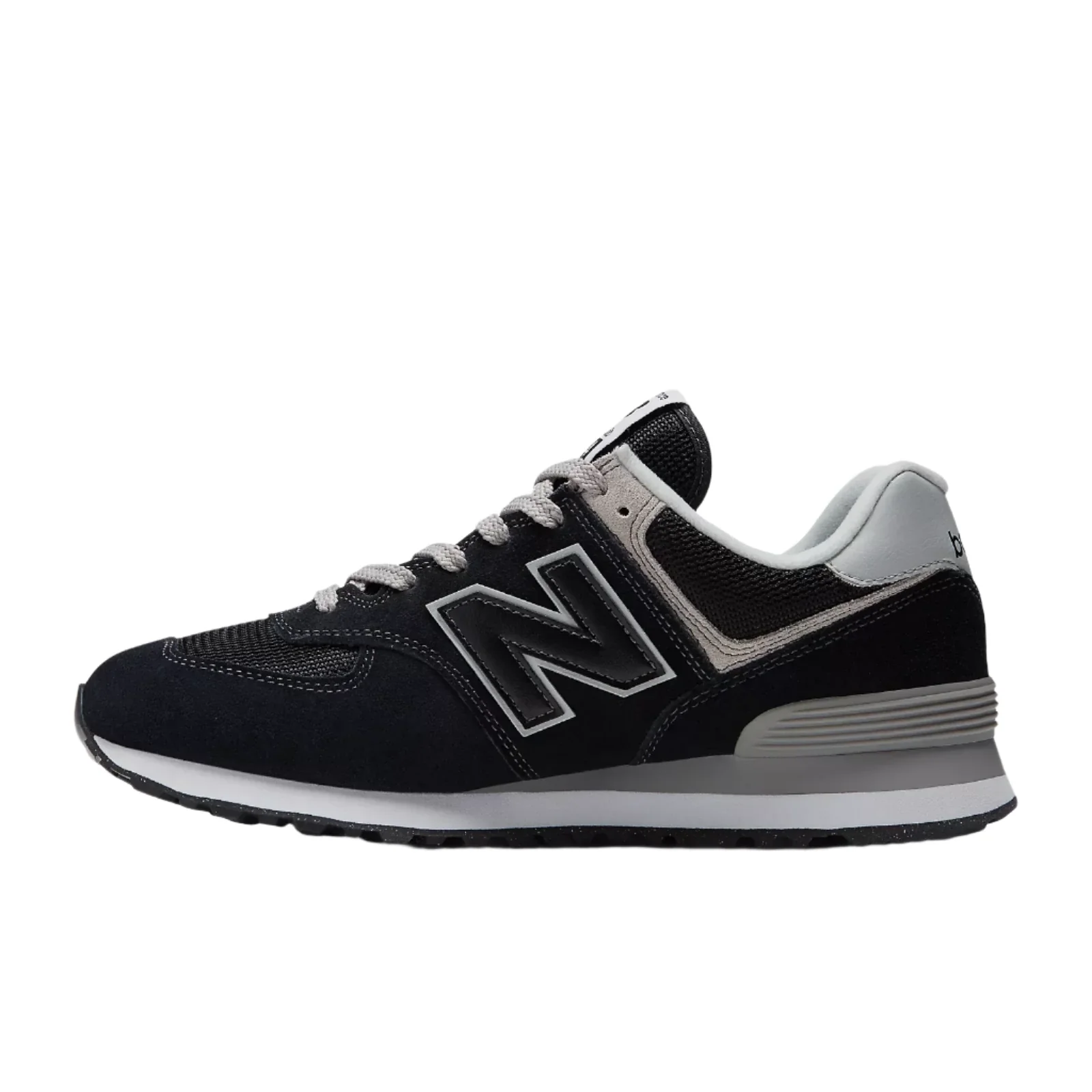 New Balance Men's 574 Core Sneaker - Black/White - Image 2