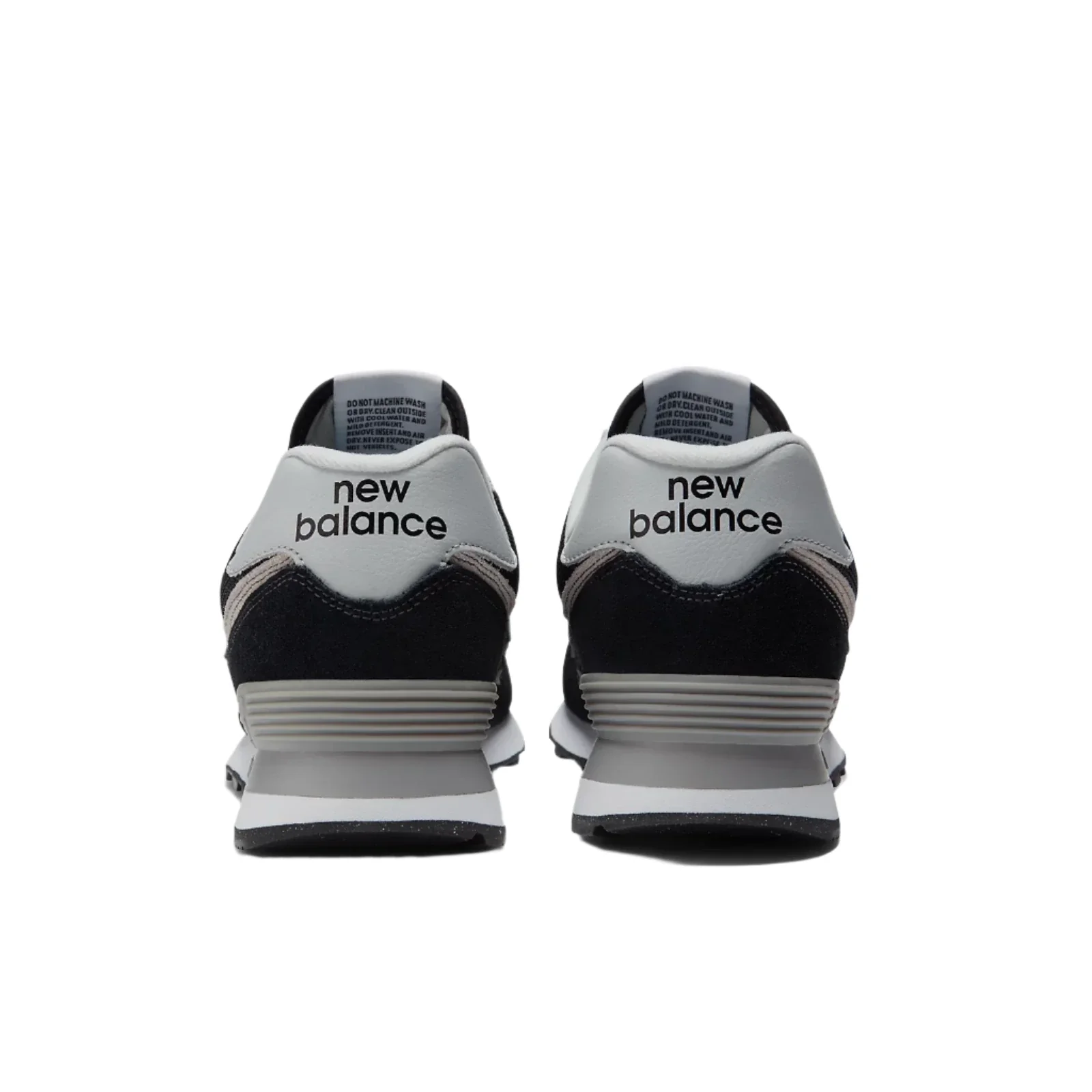 New Balance Men's 574 Core Sneaker - Black/White - Image 4