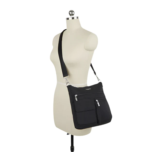 Baggallini Women's Modern Everywhere Crossbody Bag - Black with Gold Hardware - Image 7