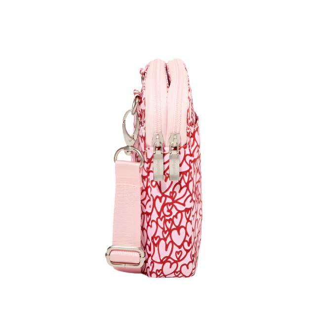 Baggallini Women's Modern Take Two RFID Crossbody Bag - Heart Print - Image 3