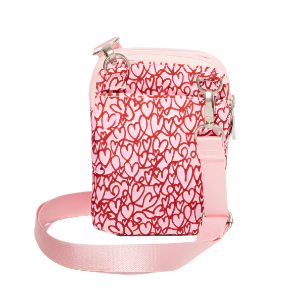 Baggallini Women's Modern Take Two RFID Crossbody Bag - Heart Print - Image 5