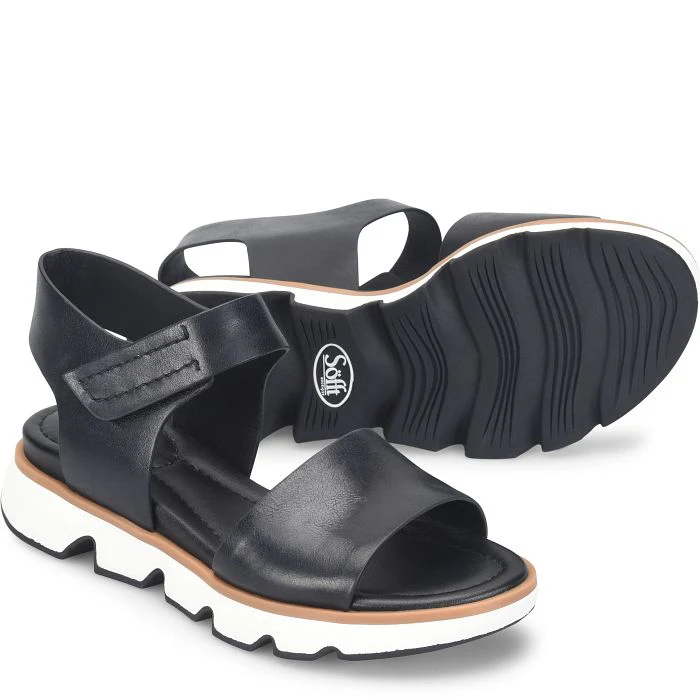 Sofft Women's Morgan Sporty Sandal - Black - Image 8
