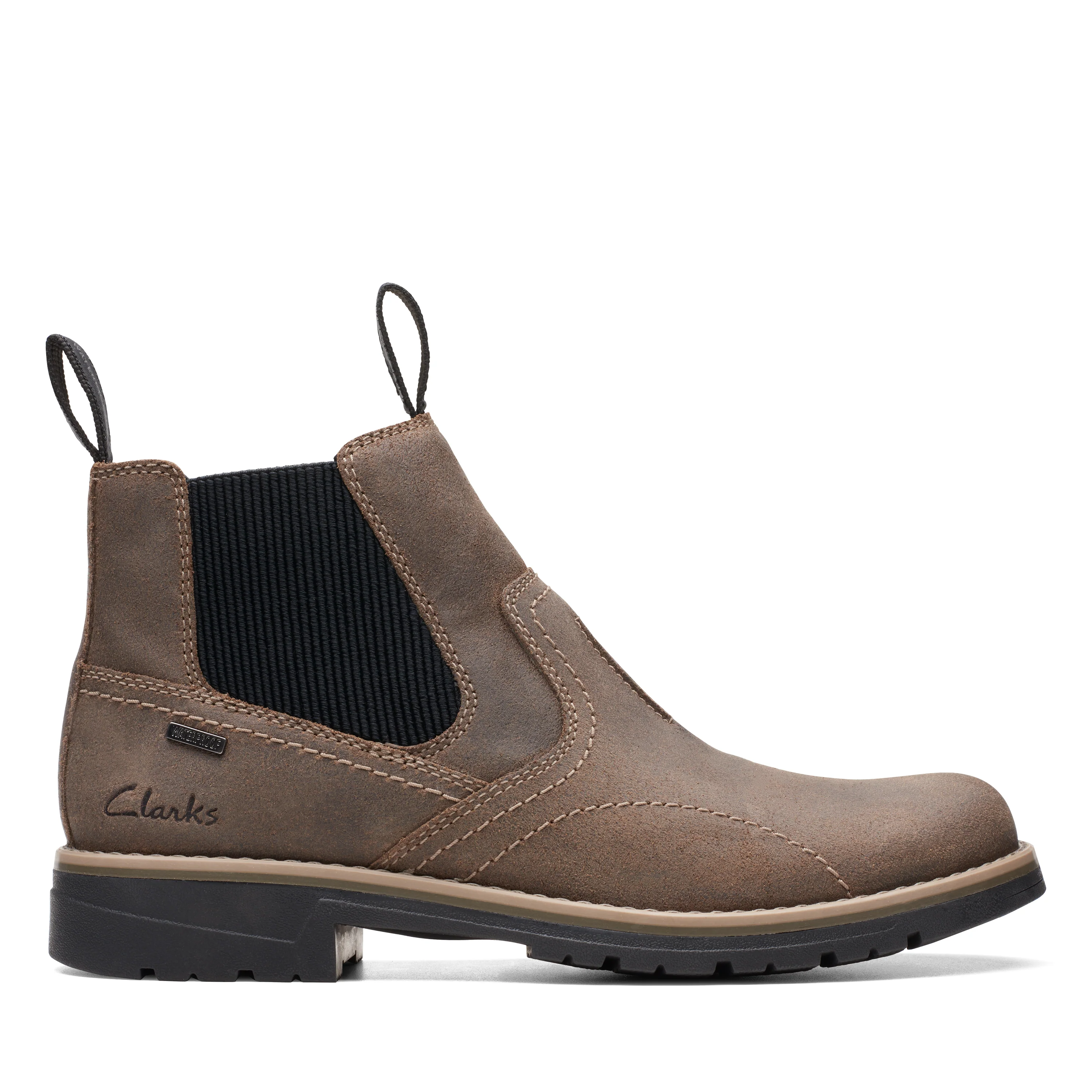 Clarks Men's Morris Easy Boot - Stone Waxy - Image 3