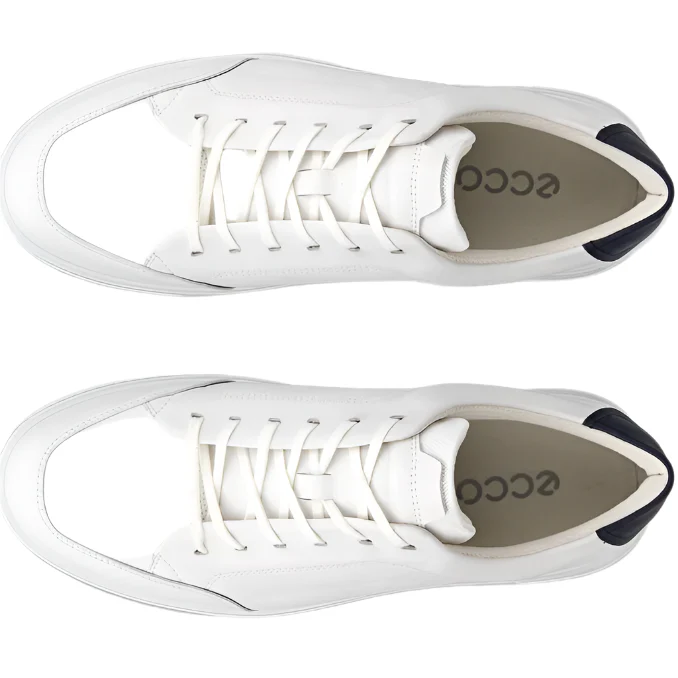 Ecco Men's Move Sneaker - White/Marine - Image 4