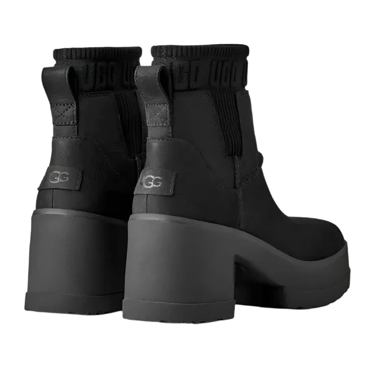 Ugg Women's Moxy Chelsea Water Resistant Heeled Boot - Black - Image 2