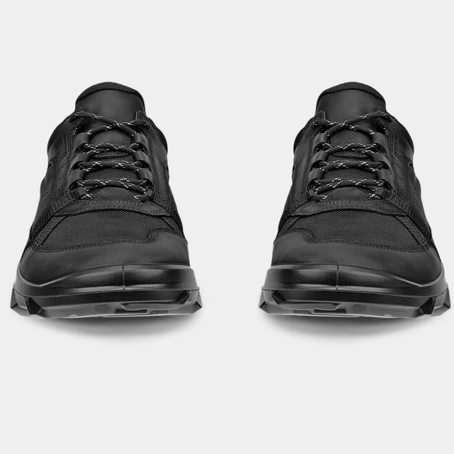 Ecco Men's Mx Low Nubuck Waterproof Sneaker - Black - Image 3