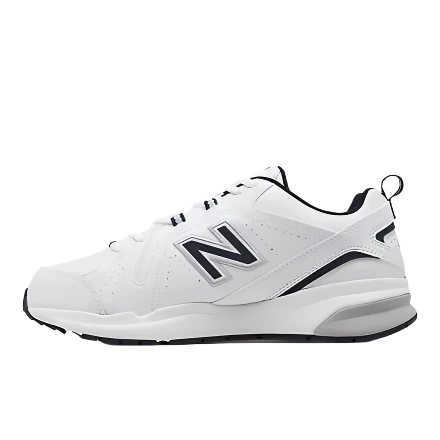 New Balance Men's MX608v5 Sneaker - White/Navy - Image 2