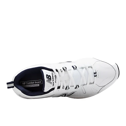 New Balance Men's MX608v5 Sneaker - White/Navy - Image 4