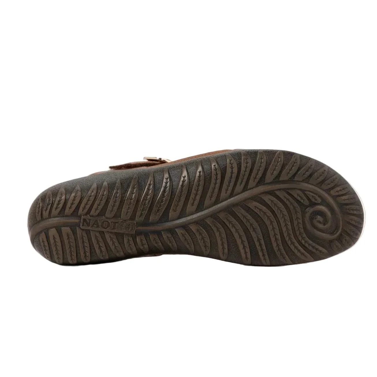 Naot Women's Nagoya Sandal - Latte Brown/Saddle Brown Leather - Image 3