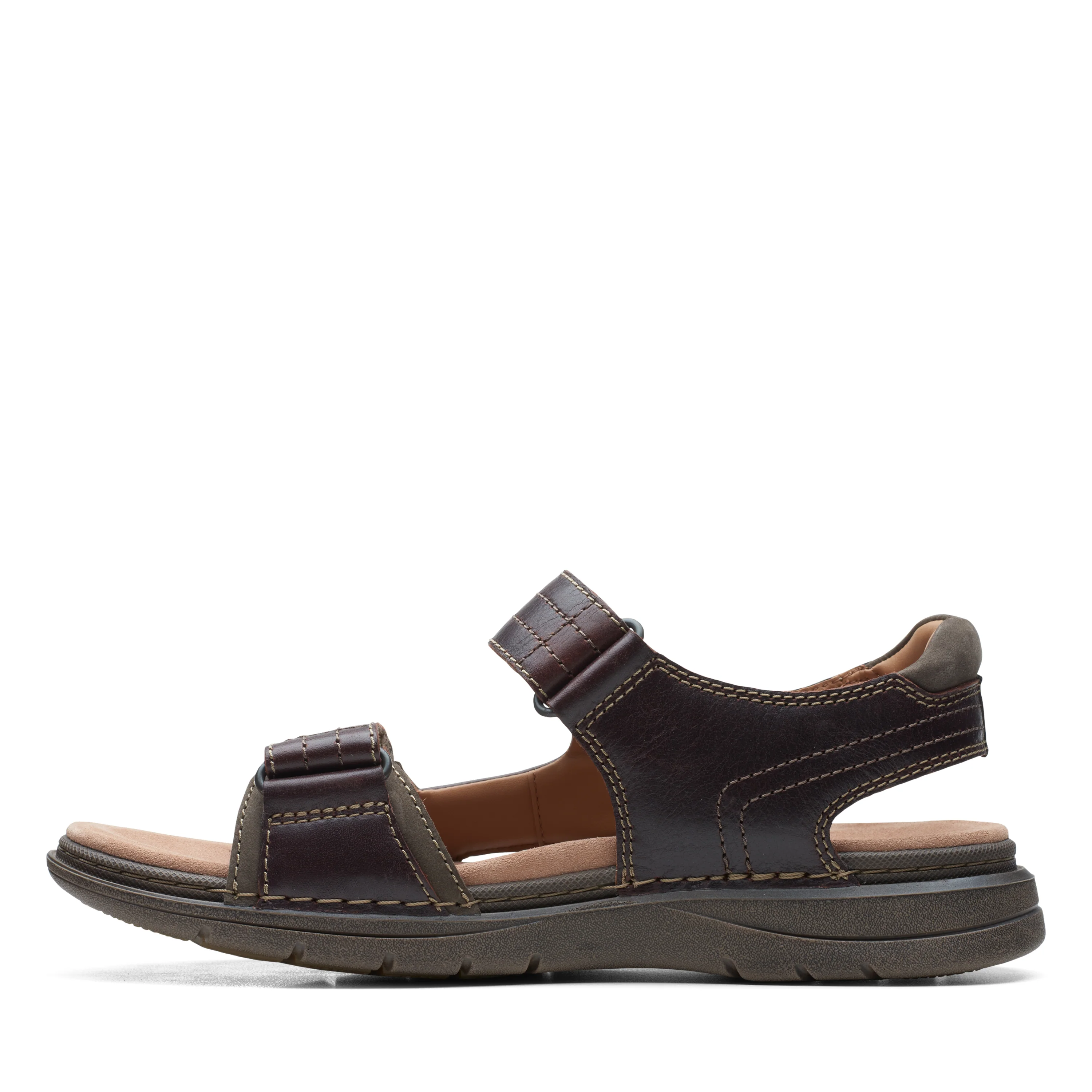 Clarks Men's Nature Trek Sandal - Mahogany - Image 4