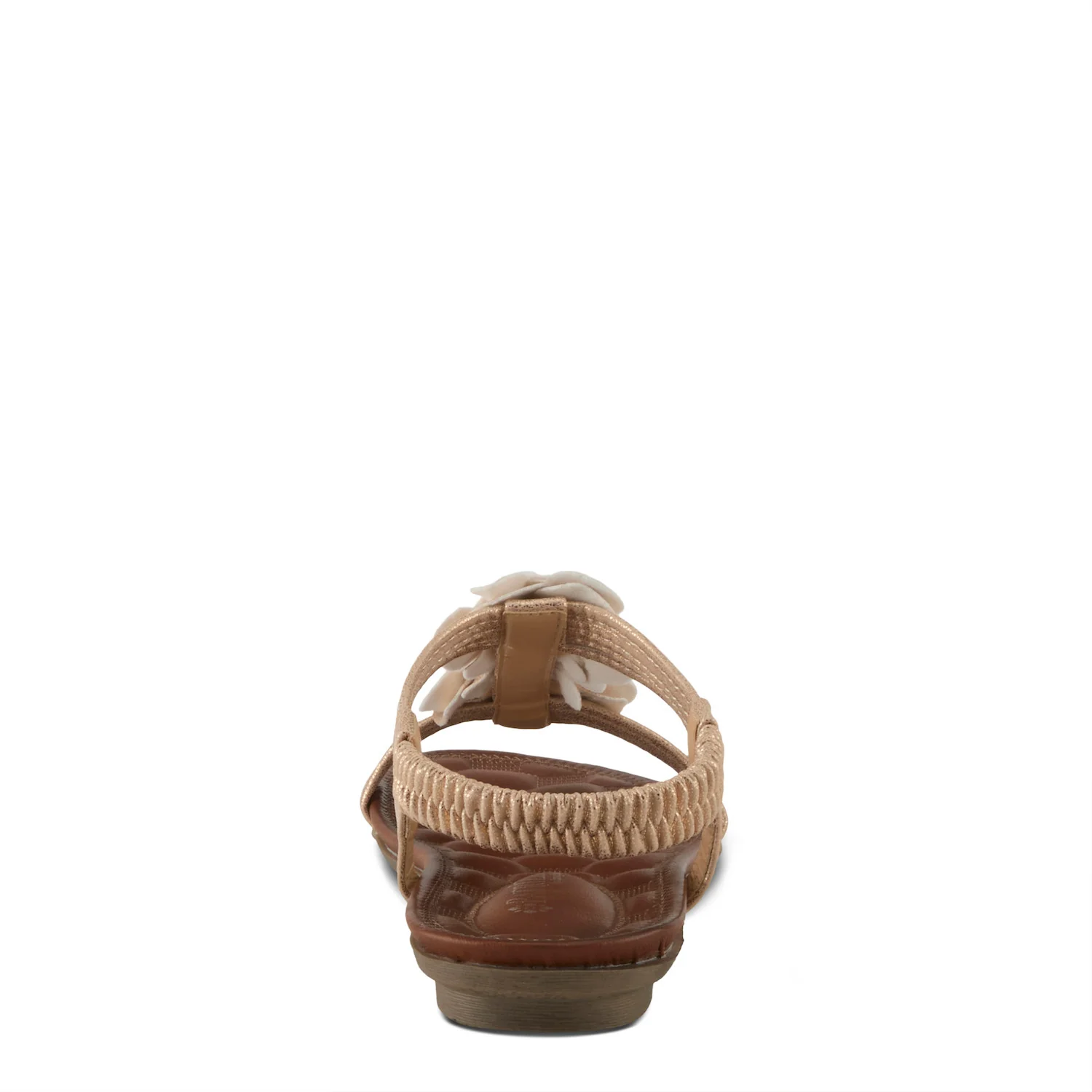 Patrizia by Spring Step Women's Nectarine Vegan Leather Flower Sandal - Rose Gold - Image 5