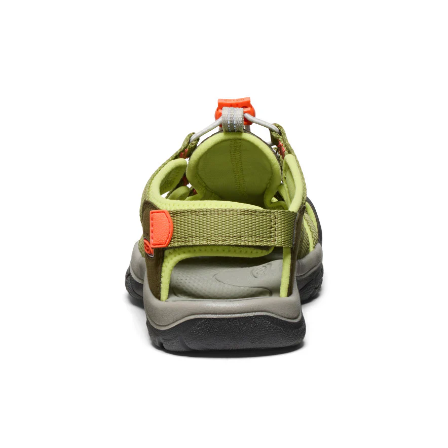 Keen Big Kids' (Sizes 1-7) Newport Boundless Youth Sandal - Dark Olive/Scarlet Ibis - Image 4